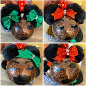 Hand Crafted Customized Black Girl Magic Christmas Tree Ornaments